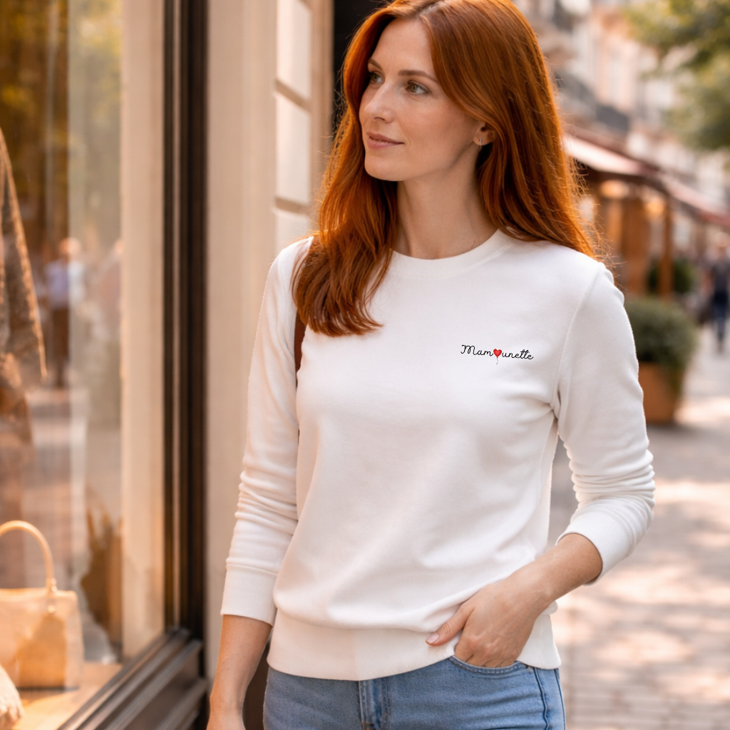 Sweatshirt femme "Mamounette"