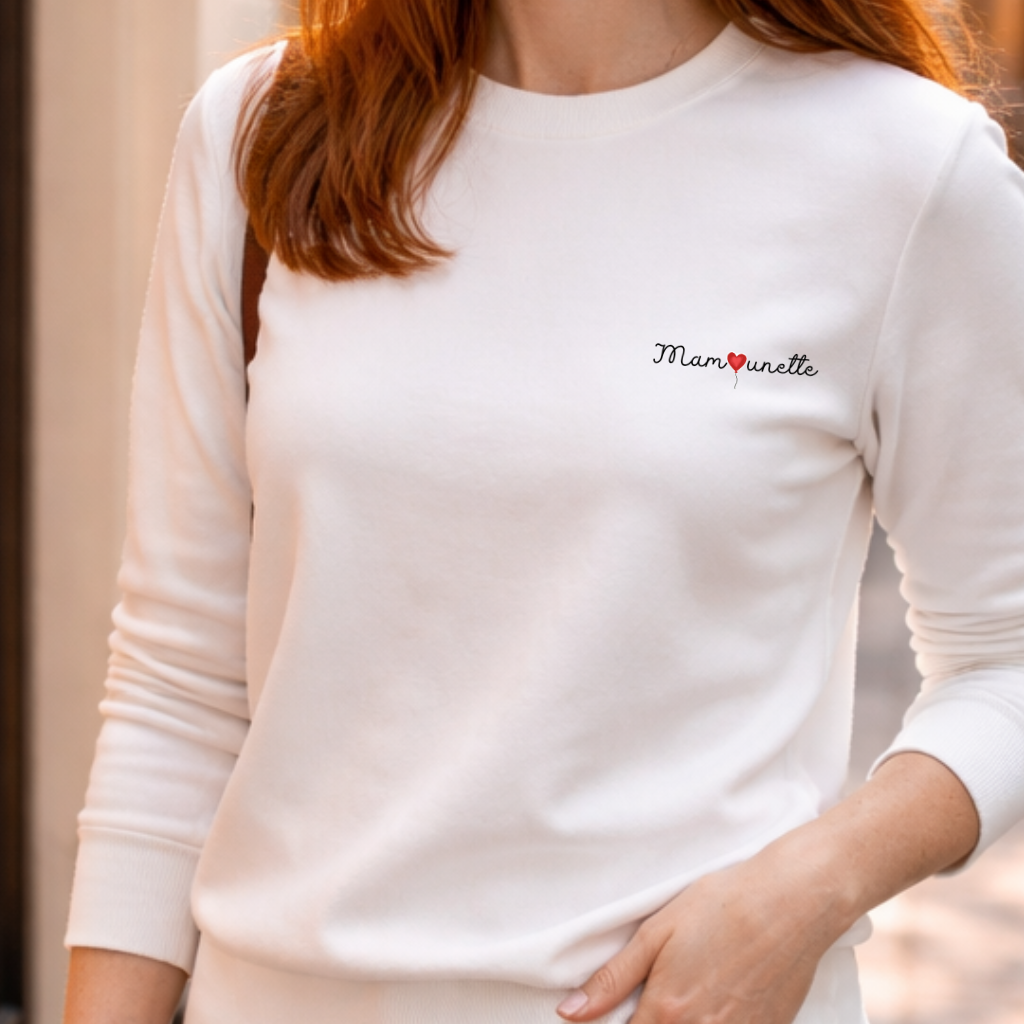 Sweatshirt femme "Mamounette"