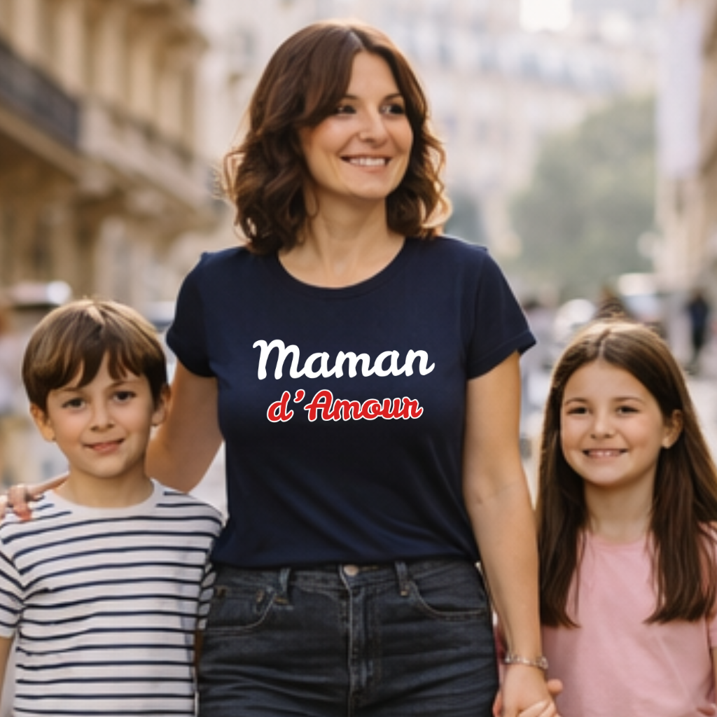 Tshirt femme "maman d'amour"