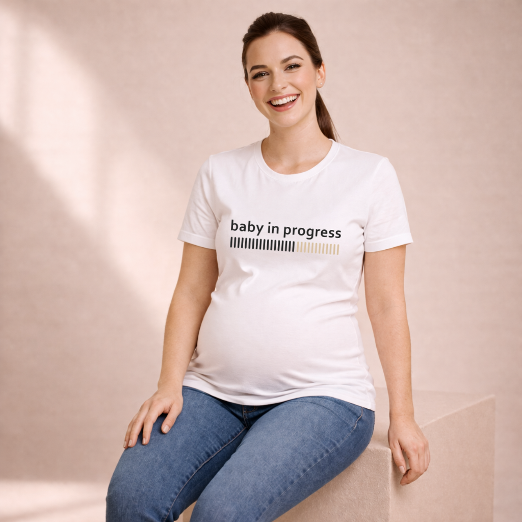 T shirt grossesse "Baby in progress"