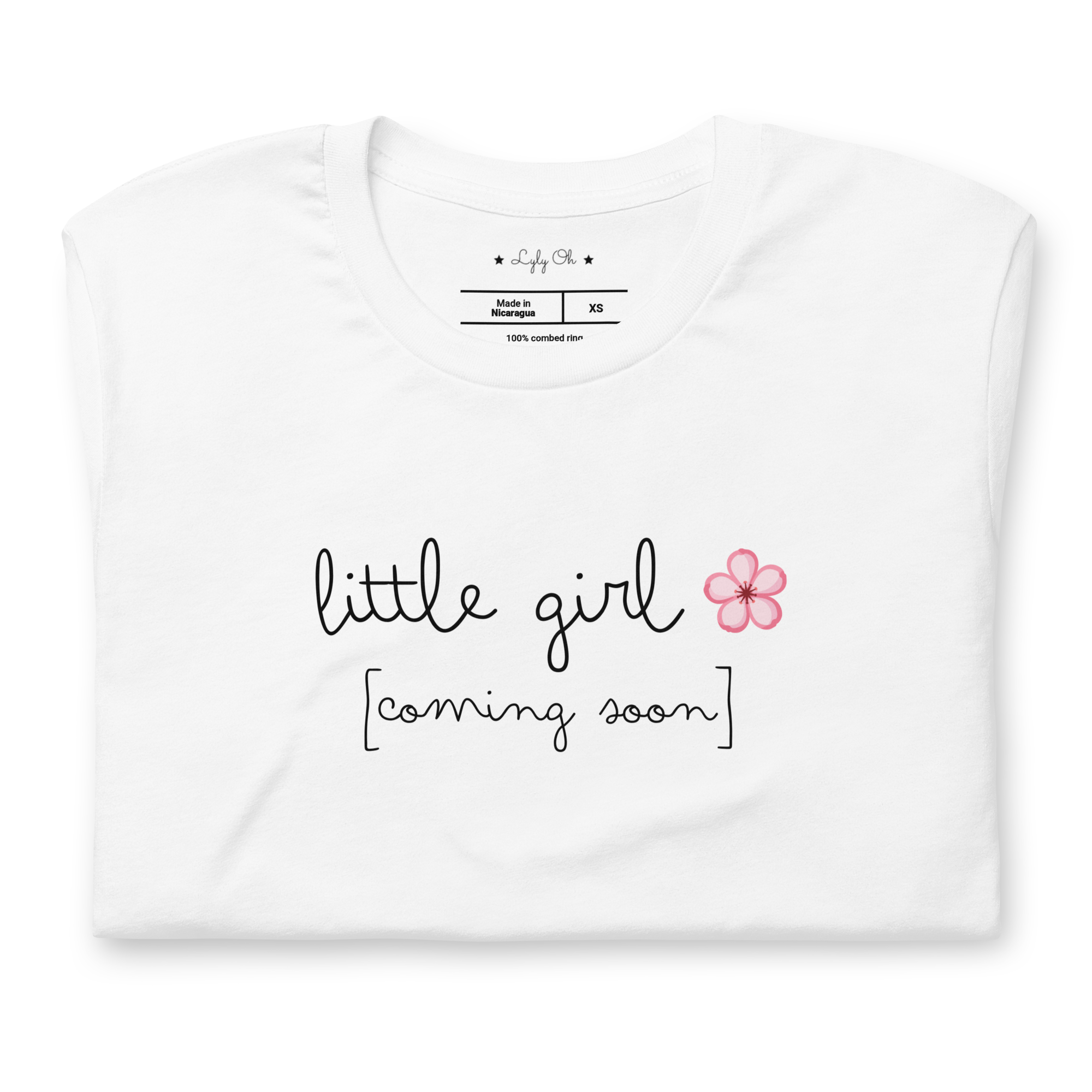 T shirt grossesse "Little girl"
