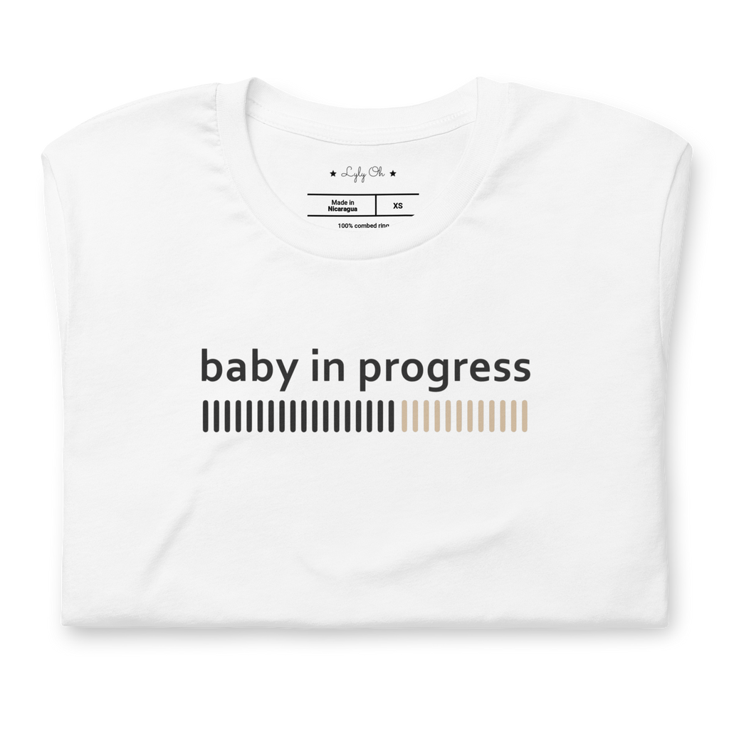 T shirt grossesse "Baby in progress"