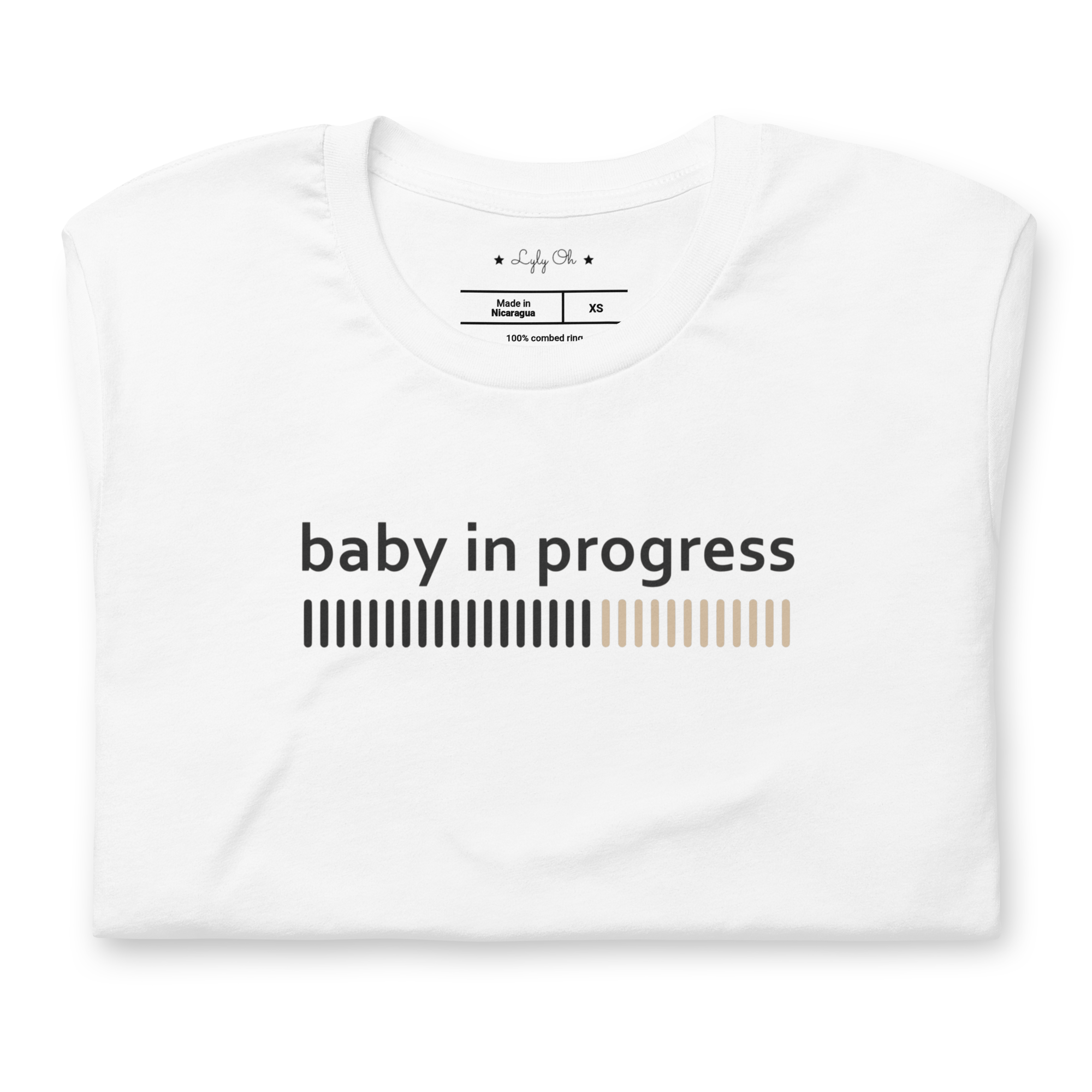 T shirt grossesse "Baby in progress"