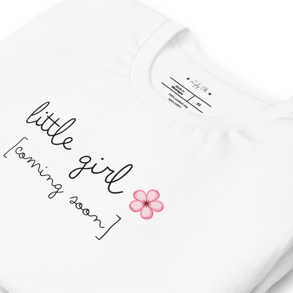 T shirt grossesse "Little girl"