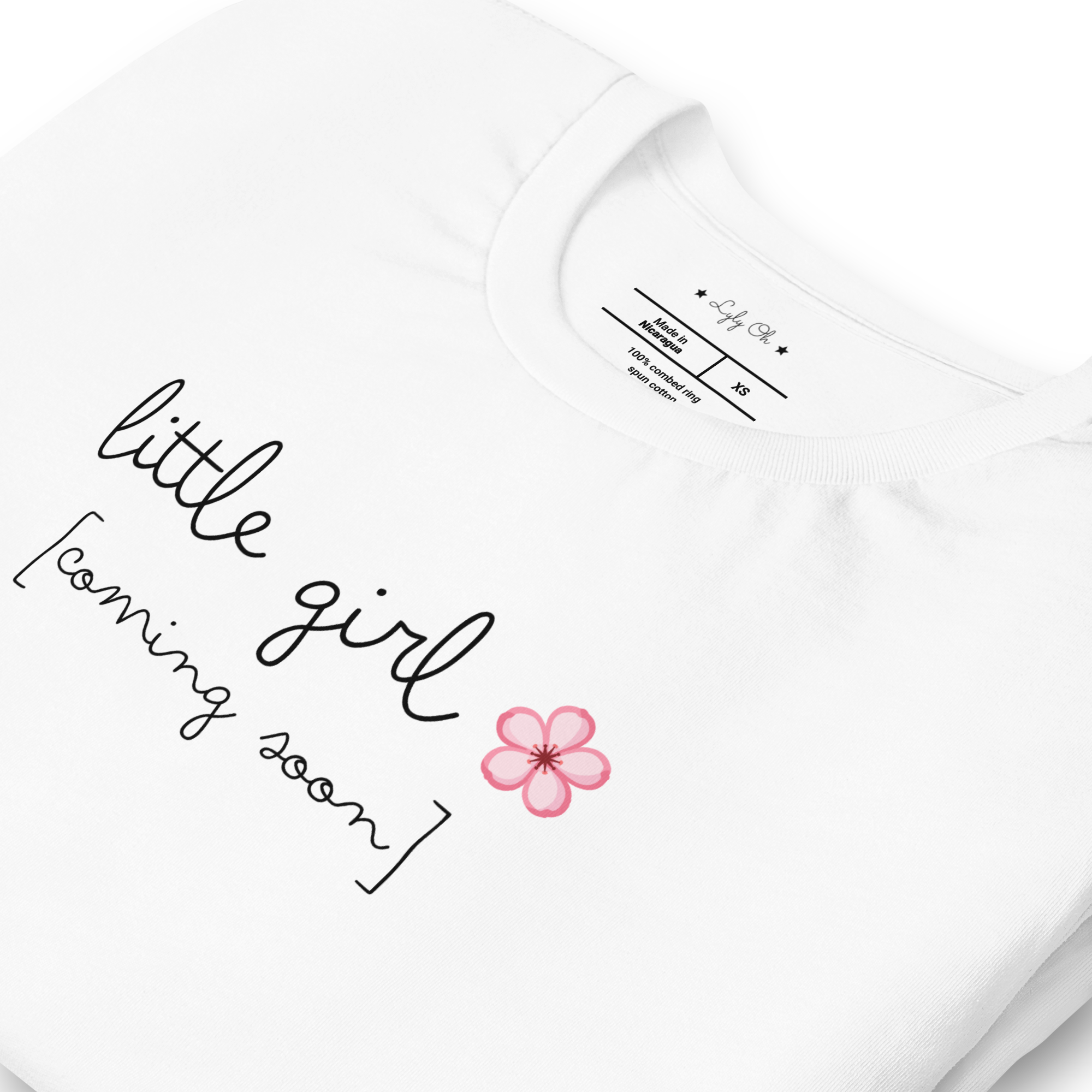 T shirt grossesse "Little girl"