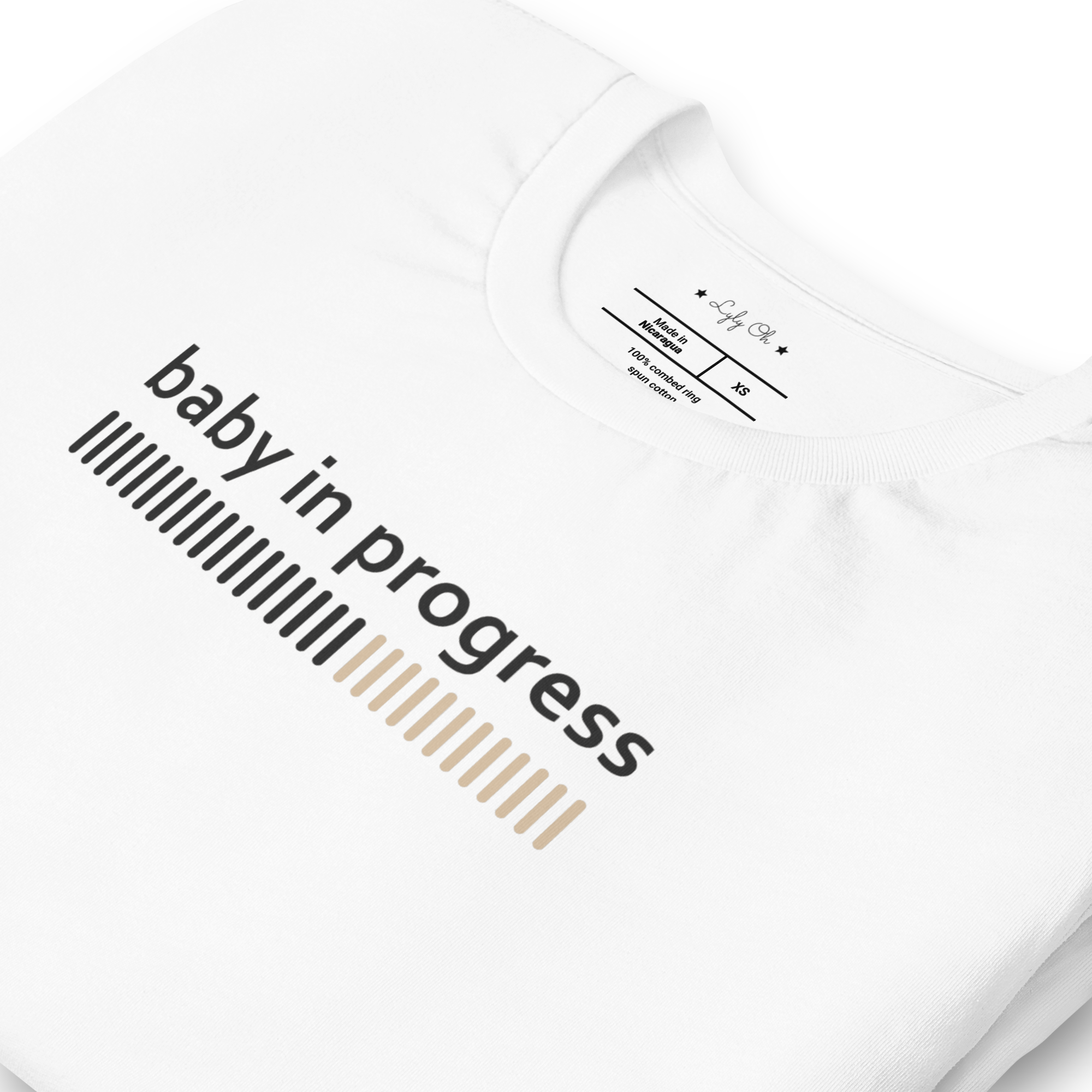T shirt grossesse "Baby in progress"